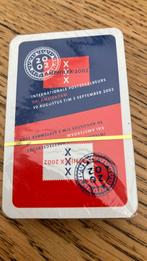 Stok kaarten postzegelbeurs ansterdam 2002, Ophalen of Verzenden, Nieuw, Speelkaart(en)