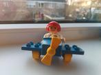 Duplo vliegtuig met piloot, Ophalen, Gebruikt, Losse stenen, Duplo