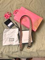 Gucci Riem - Gedragen, Kleding | Heren, Riemen en Ceinturen, 95 tot 105 cm, Bruin, Echt leder, Ophalen of Verzenden