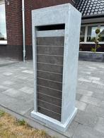 Natuursteen brievenbus - showroom model, Ophalen of Verzenden, Nieuw, Hardsteen, Staande brievenbus