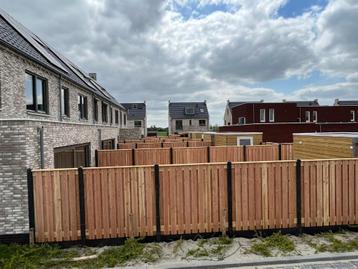Hout beton schutting 21 planks Douglas A-kwaliteit+plaatsen beschikbaar voor biedingen
