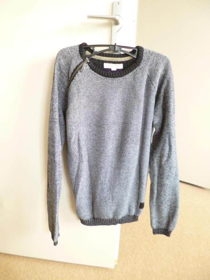 NIEUWE zwart/witte Anerkjendt trui maat M, Kleding | Heren, Truien en Vesten, Nieuw, Maat 48/50 (M), Zwart, Ophalen of Verzenden