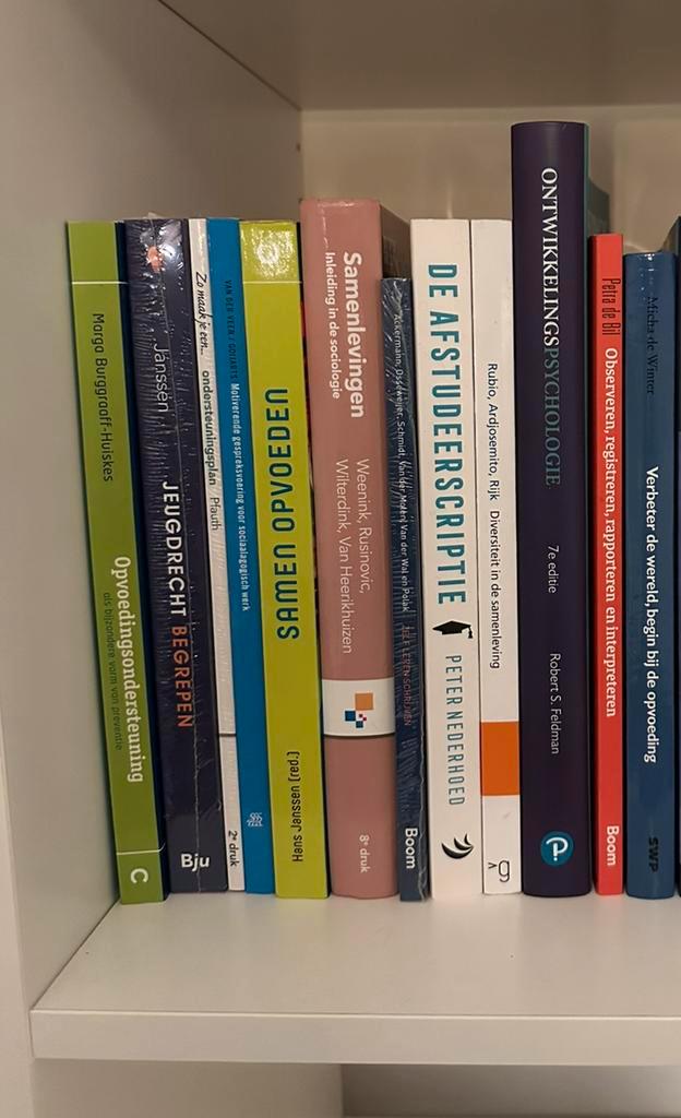 Diverse HBO boeken pedagogiek, social work, psychologie, Boeken, Studieboeken en Cursussen, Zo goed als nieuw, HBO, Alpha, Ophalen of Verzenden