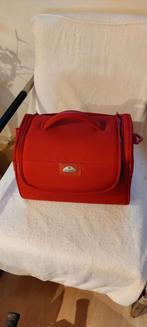 Samsonite rode  reis toilet tas met zijvakken, Sieraden, Tassen en Uiterlijk, Toilettassen, Ophalen of Verzenden, Zo goed als nieuw