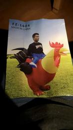 Optocht loopgroep 11 Kippen pakken opblaasbaar incl maskers, Kleding | Dames, Carnavalskleding en Feestkleding, Ophalen of Verzenden