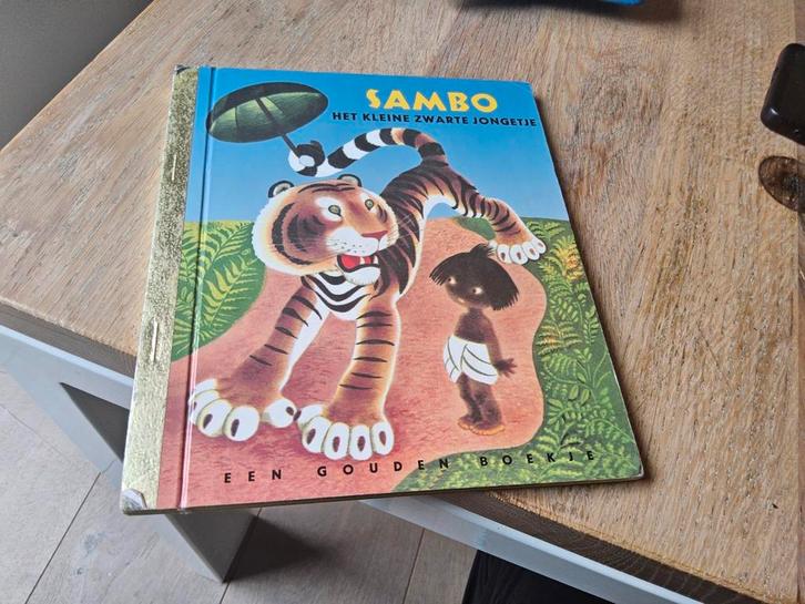 H. Bannerman Sambo het kleine zwarte jongetje gouden boekje, Boeken, Kinderboeken | Jeugd | onder 10 jaar, Zo goed als nieuw, Fictie algemeen