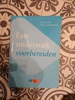 Een onderzoek voorbereiden - Heinze Oost, Angela Markenhof, Ophalen, Heinze Oost, Angela Markenhof, Zo goed als nieuw, Overige uitgevers