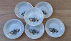 Vintage 6 soep pasta borden Arcopal Fruits de France 21 cm, Huis en Inrichting, Ophalen of Verzenden, Bord(en), Overige stijlen