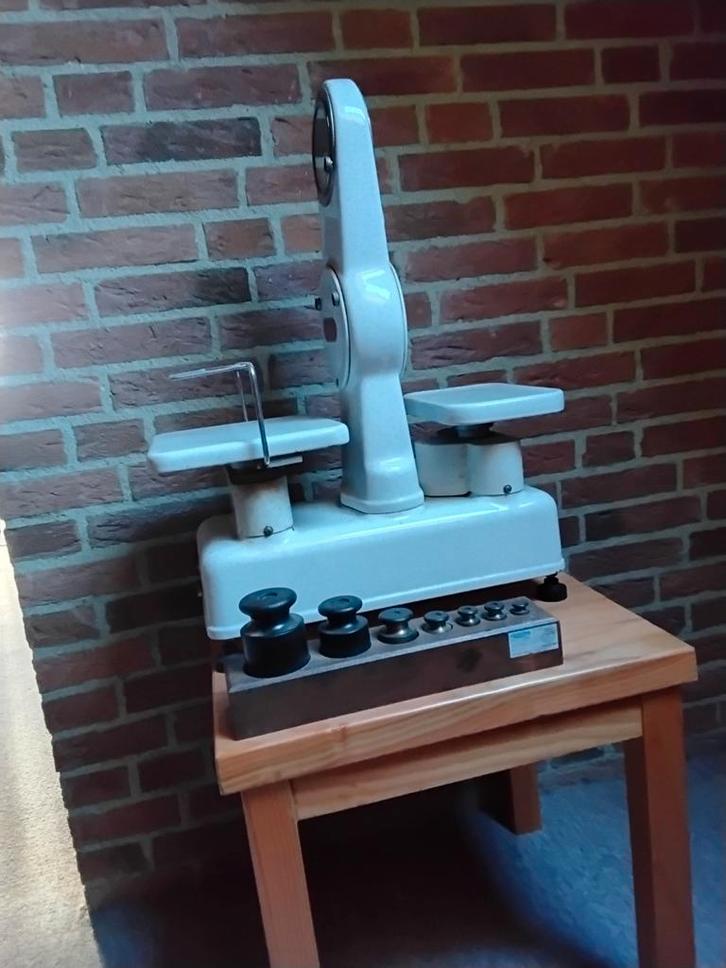 Berkel Precisie Weegschaal met EEG Gewichten, Antiek en Kunst, Antiek | Woonaccessoires, Ophalen of Verzenden