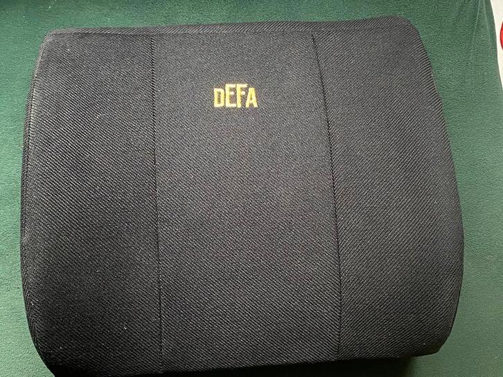 Defa orthopedisch rugkussen voor bureau stoel, Huis en Inrichting, Bureaustoelen, Zo goed als nieuw, Zwart, Ophalen of Verzenden