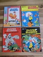 4 stripboeken uit de reeks van Oliver Blunder, Gelezen, Ophalen of Verzenden, Meerdere stripboeken