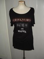 Geisha 82550-23 shirt top maat 36 / S pailletten no envy, Geisha, Zwart, Ophalen of Verzenden, Zo goed als nieuw