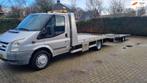 Ford Transit 350L 2.4 TDCI DC (Prijs is EX BTW). oprijwagen/, Auto's, Zwart, 4 cilinders, Origineel Nederlands, Bedrijf