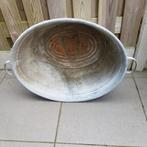 Grote zinken teil, Ophalen, Gebruikt, Metaal, 30 tot 60 cm