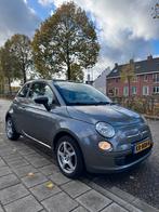 Fiat 500 1.2 69pk LPG 2013 Grijs, Auto's, Euro 5, 4 cilinders, 840 kg, Leder en Stof