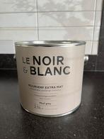 Le Noir & Blanc muurverf extra mat Mud Grey 2,5l, Doe-het-zelf en Verbouw, Ophalen, Nieuw, Verf, Grijs