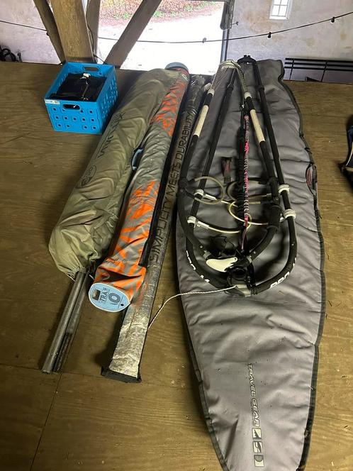 Windsurf set compleet direct het water op, Watersport en Boten, Windsurfen, Zo goed als nieuw, Complete set, Ophalen of Verzenden