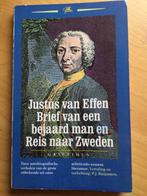 JUSTIS VAN EFFEN. BRIEF VAN EEN BEJAARD MAN.REIS NAAR ZWEDEN, Ophalen of Verzenden, Gelezen