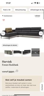 ZGAN Harvink Forum Design Hoekbank - Grijs - 282 x 185, Huis en Inrichting, Banken | Bankstellen, Ophalen, 250 tot 300 cm, -, -