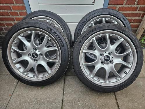 Mini Cooper S Velgen 17 inch met Michelin Zomerbanden, Auto-onderdelen, Banden en Velgen, Banden en Velgen, Zomerbanden, 17 inch