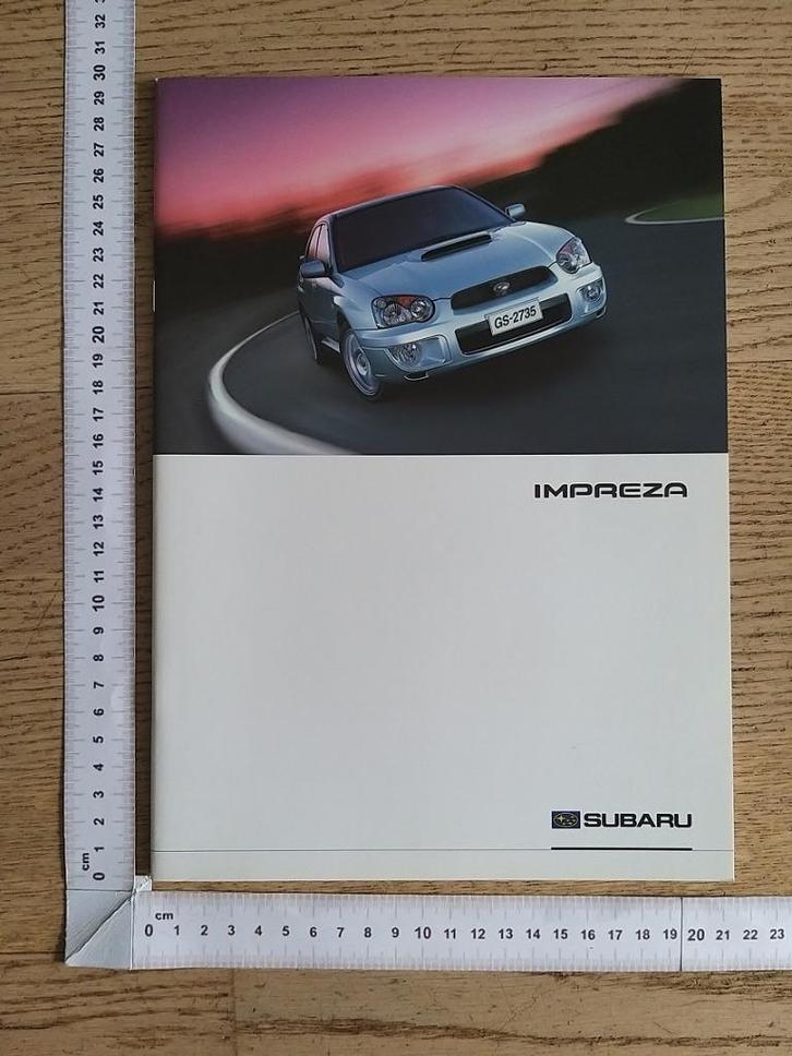 Subaru Impreza, brochure 2002, Boeken, Auto's | Folders en Tijdschriften, Gelezen, Overige merken, Ophalen of Verzenden