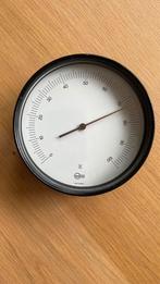 Barigo Hygrometer zwart rond, Audio, Tv en Foto, Weerstations en Barometers, Ophalen of Verzenden, Gebruikt