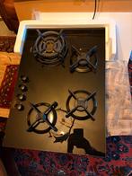 Whirlpool AKT5000NB Gaskookplaat - Weinig Gebruikt, Witgoed en Apparatuur, Kookplaten, Ophalen, Gebruikt, 4 kookzones, Inbouw