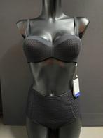 Cyell bikini maat 38b met hoge taille slip kan strapless, Verzenden, Nieuw, Zwart, Bikini