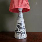 VIKA Tafellamp met Elanden - Deens design Vintage Lamp, Overige materialen, Ophalen of Verzenden, Zo goed als nieuw, X