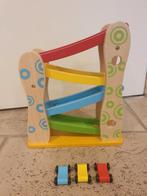Houten autobaan met 3 autootjes, Kinderen en Baby's, Speelgoed | Houten speelgoed, Ophalen of Verzenden, Zo goed als nieuw, Overige typen