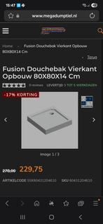 Nieuwe douchebak in doos wegens verandering van plannen, Doe-het-zelf en Verbouw, Sanitair, Ophalen of Verzenden, Nieuw, Douche