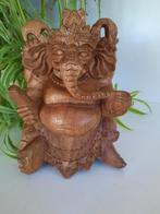 Ganesha-beeld van massief hout, Ophalen of Verzenden, Zo goed als nieuw