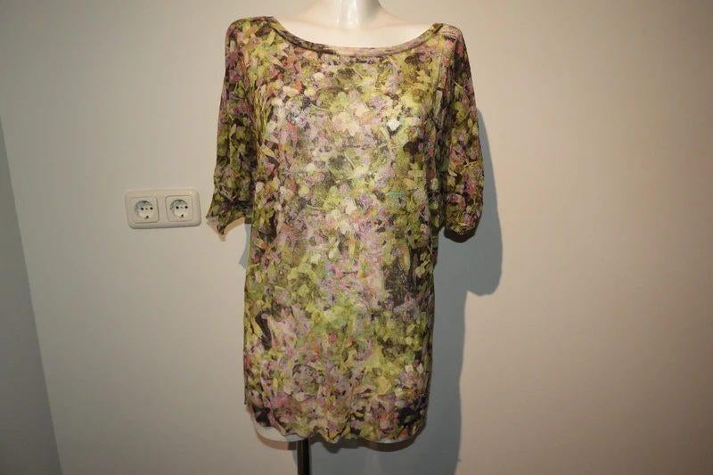 Roberto Cavalli kleurrijk truitje tuniek print goud label st, Kleding | Dames, Blouses en Tunieken, Zo goed als nieuw, Maat 38/40 (M)