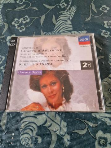 Kiri Te Kanawa - Chants d'Auvergne, Villa-Lobos CD beschikbaar voor biedingen