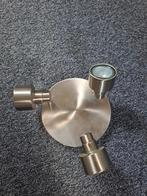 Ronde lamp met 3 spots, Ophalen, Metaal of Aluminium
