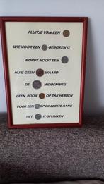 Gulden munten schilderij 30/21cm., Ophalen of Verzenden, Koningin Beatrix