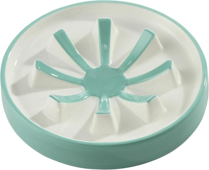 Nieuw in verpakking!! Keramieken anti schrokbak / slowfeeder, Dieren en Toebehoren, Kattenvoerbakken en Drinkbakken, Nieuw, Ergonomisch