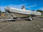 Zodiac Pro 550 boot met 90 PK MERCURY, Watersport en Boten, Rubberboten, Ophalen, Gebruikt, 70 tot 120 pk, Zodiac
