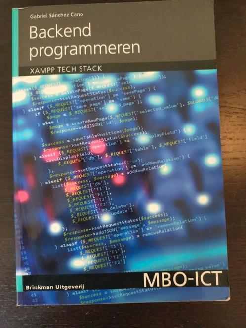Gabriel Sánchez Cano - Backend programmeren, Boeken, Schoolboeken, Zo goed als nieuw, Informatica en Computer, Overige niveaus