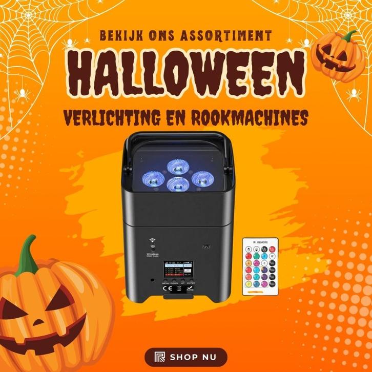 ACCU LedPar 80W 6in1 RGBW DMX met app en afstandsbediening, Muziek en Instrumenten, Licht en Laser, Nieuw, Licht, Geluidgestuurd