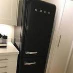Zwarte Smeg koelkast fab32, Witgoed en Apparatuur, Koelkasten en IJskasten, Met vriesvak, 200 liter of meer, Ophalen of Verzenden