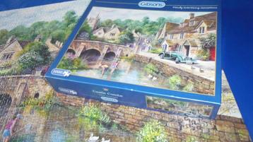 Engelse legpuzzel Castle Combe 1000 stukjes beschikbaar voor biedingen