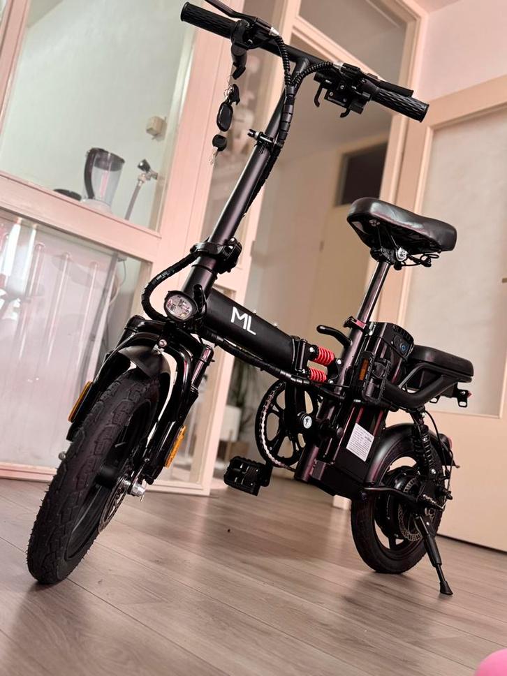 ML elektrische vouwfiets, Fietsen en Brommers, Fietsen | Vouwfietsen, Zo goed als nieuw, Overige merken, 20 inch of meer, Totaal opvouwbaar