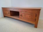 Mooi massief eiken tv meubel met twee afsluitbare kastjes, Huis en Inrichting, Ophalen, Zo goed als nieuw, 25 tot 50 cm, Minder dan 100 cm