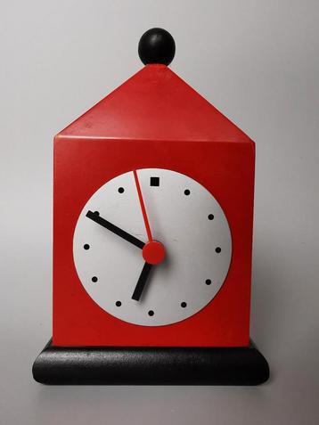 Vintage Hermle klok Memphis design eighties modernisme beschikbaar voor biedingen