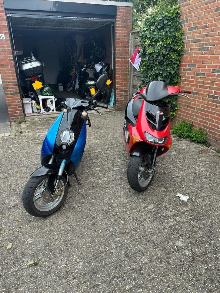 Peugeot ludix/Aprilia SR50 TE KOOP/TE RUIL, Fietsen en Brommers, Scooters | Overige merken, Zo goed als nieuw, Tweetakt, Ophalen
