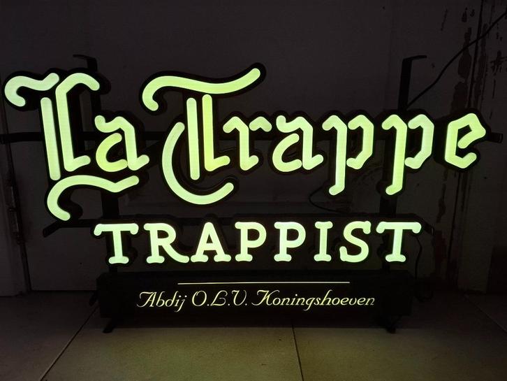 Zeldzame lichtreclame La Trappe Trappist, Verzamelen, Merken en Reclamevoorwerpen, Nieuw, Lichtbak of (neon) lamp, Ophalen of Verzenden