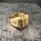 14k gouden ring heren massief model nieuw, 20 of groter, Heer, Nieuw, Ophalen of Verzenden
