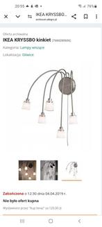 Wandlamp Ikea KRYSSBO, Ophalen, Zo goed als nieuw, Metaal