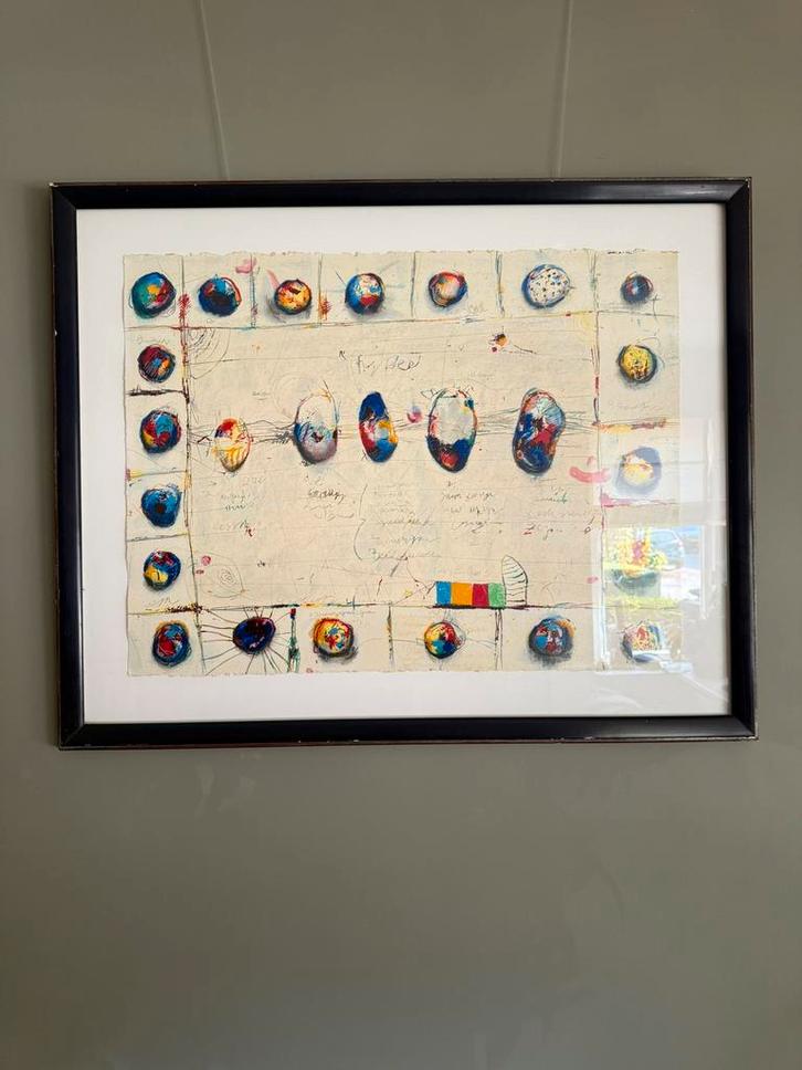 Cole Morgan “Seals” origineel, Antiek en Kunst, Kunst | Schilderijen | Abstract, Ophalen